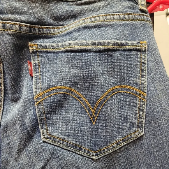 Levis Way Too Low Blue Denim Jeans - Picture 3 of 5